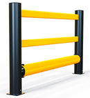 Tratto Barriera Pedonale per urti da Carrelli - Lunghezza 10,0 m - Modello eFlex Traffic Plus