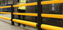 Tratto Barriera Pedonale per urti da Carrelli - Lunghezza 10,0 m - Modello eFlex Traffic Plus
